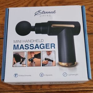 Black Mini Handheld Massager